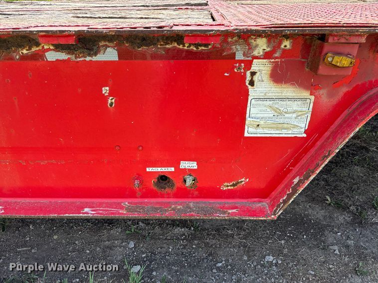 image for item FC5855 2004 Trail King TK70HT-523 drop deck hydraulic tail equipment trailer