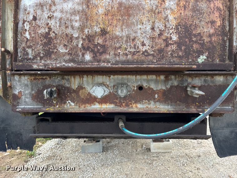 image for item FG0391 1980 Shop built drop tilt deck equipment trailer
