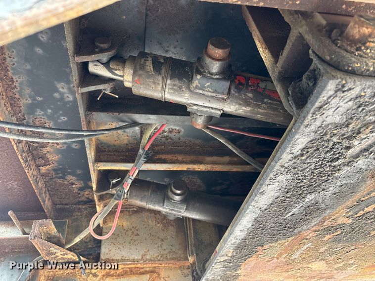 image for item FG0391 1980 Shop built drop tilt deck equipment trailer
