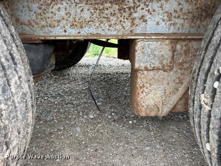 image for item FG0391 1980 Shop built drop tilt deck equipment trailer