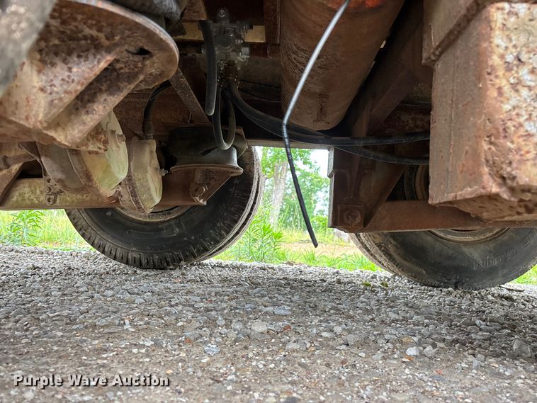 image for item FG0391 1980 Shop built drop tilt deck equipment trailer