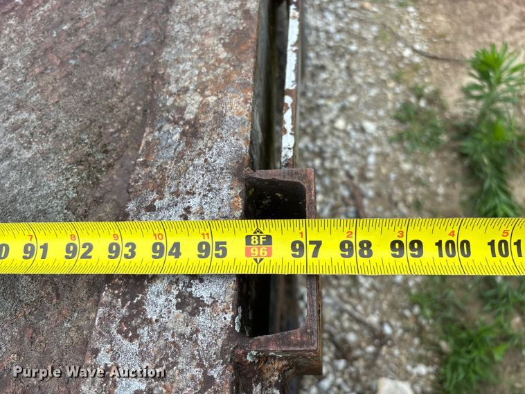 image for item FG0391 1980 Shop built drop tilt deck equipment trailer
