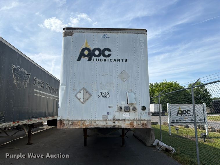 image for item FI1004 2004 Hyundai Translead V12530152AJS dry van trailer