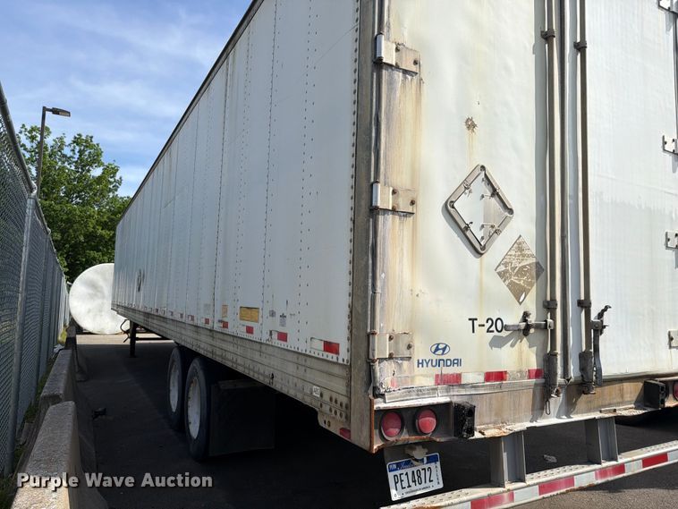 image for item FI1004 2004 Hyundai Translead V12530152AJS dry van trailer