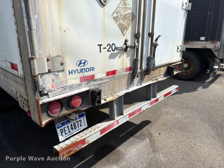image for item FI1004 2004 Hyundai Translead V12530152AJS dry van trailer