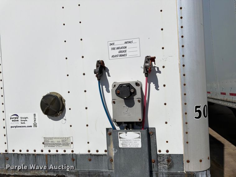 image for item FK0168 2014 Vanguard National Trailer Corporation (vntc) dry van trailer