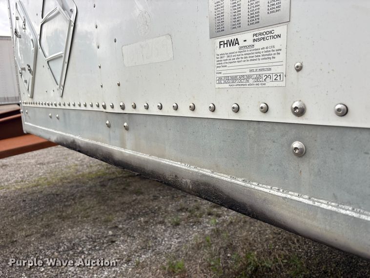 image for item FK1491 2021 Vanguard National Trailer Corporation (vntc) dry van trailer