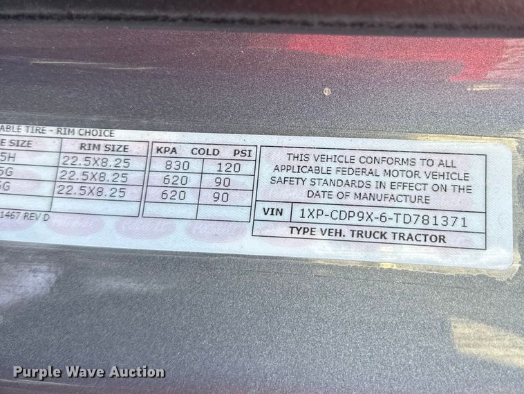 image for item YA2803 2026 Peterbilt 567 truck cab and chassis