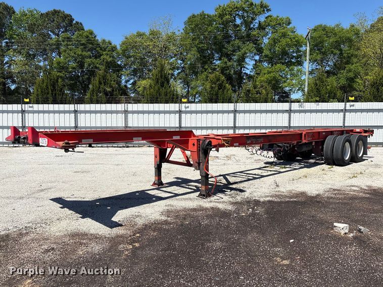 image for item YA2955 2023 Corpus Trailers Evolution extendable container trailer