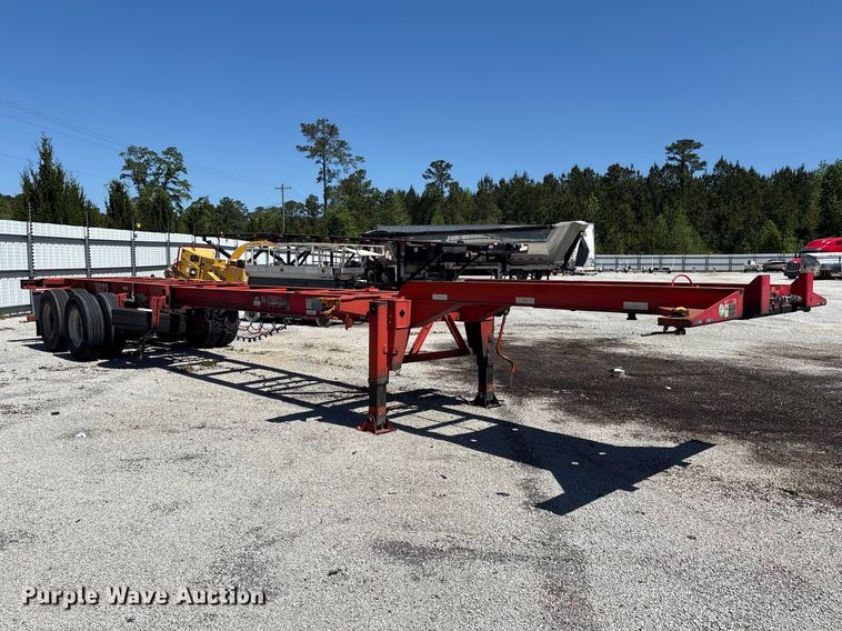 image for item YA2955 2023 Corpus Trailers Evolution extendable container trailer
