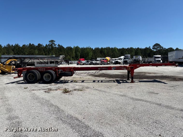 image for item YA2955 2023 Corpus Trailers Evolution extendable container trailer