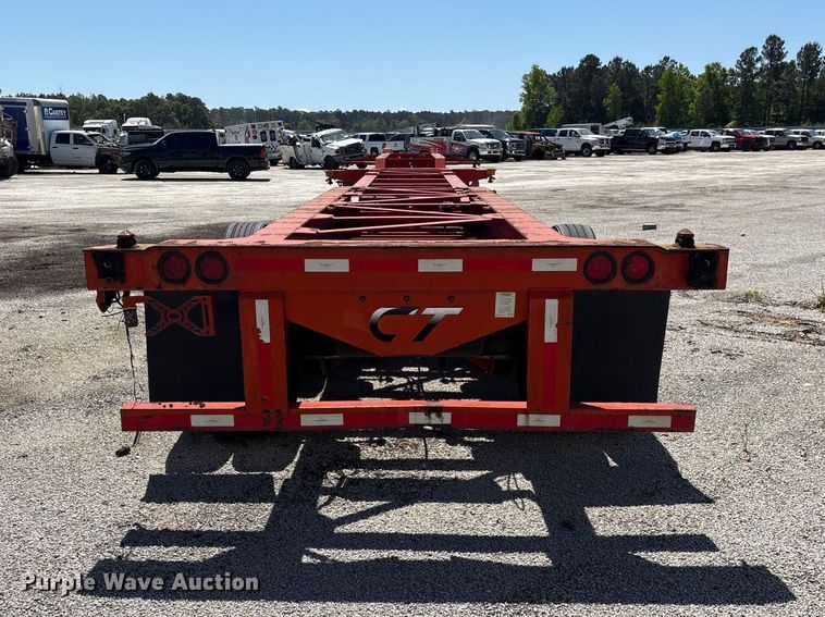 image for item YA2955 2023 Corpus Trailers Evolution extendable container trailer