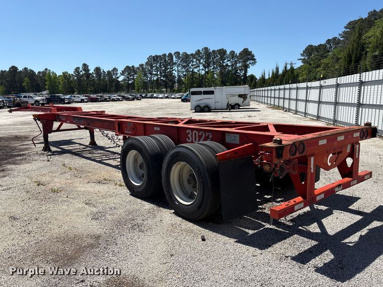 image for item YA2955 2023 Corpus Trailers Evolution extendable container trailer