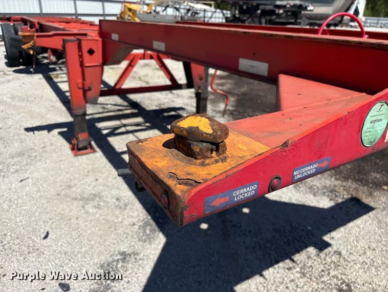image for item YA2955 2023 Corpus Trailers Evolution extendable container trailer