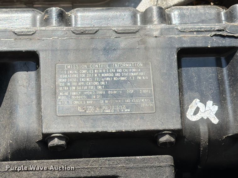image for item YA3340 2017 Wabash RFALHSA refrigerated van trailer