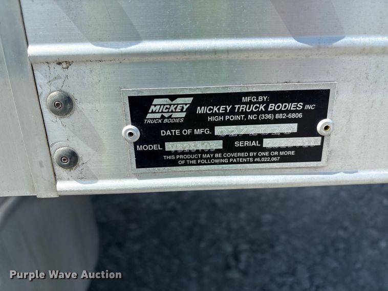 image for item YA3494 2021 International MV607 box truck