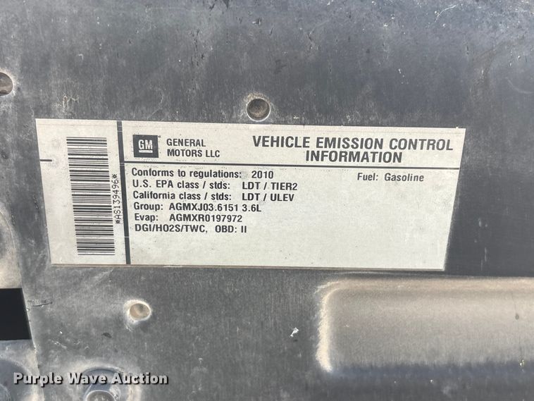 image for item DO5236 2010 Chevrolet Traverse SUV