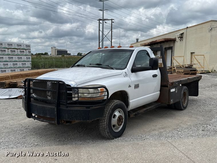 2010 Dodge Ram 3500 flatbed pickup truck