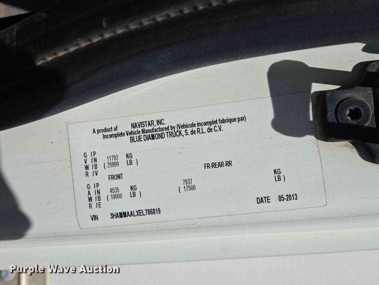 image for item DP8942 2014 International 4300 box truck
