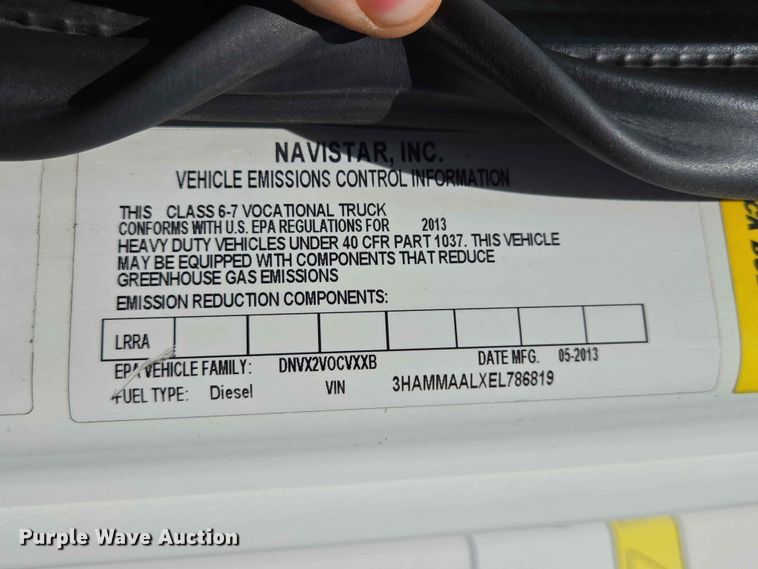 image for item DP8942 2014 International 4300 box truck
