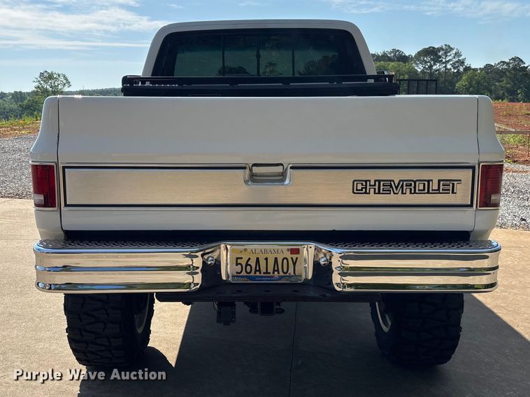 image for item DU6269 1985 Chevrolet K10 pickup truck