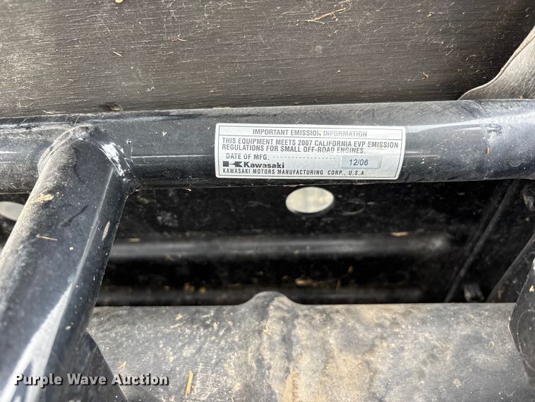 image for item DV4371 2007 Kawasaki Mule utility vehicle