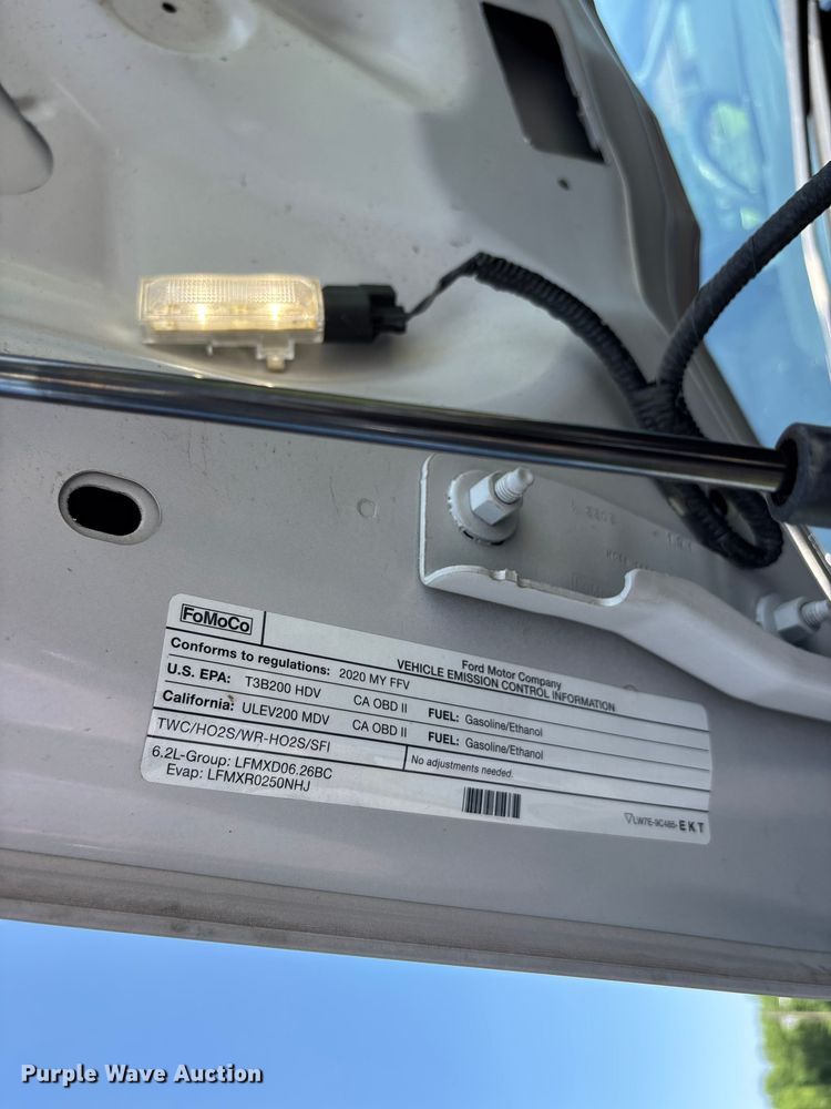image for item DV4385 2020 Ford F250 Super Duty Ext. Cab pickup truck