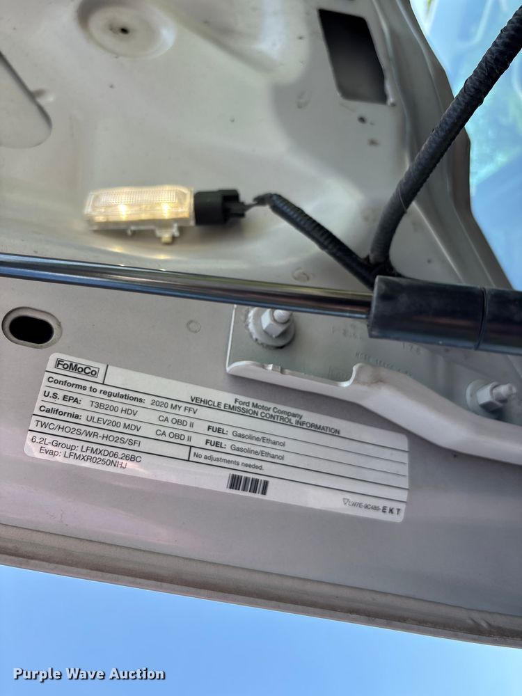 image for item DV4386 2020 Ford F250 Super Duty Ext. Cab pickup truck