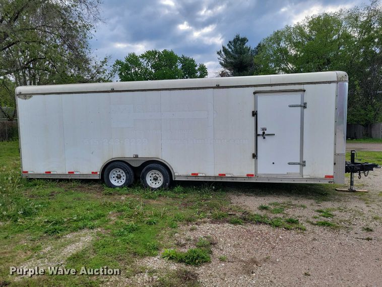 image for item DZ7089 2005 H&H Trailer Co enclosed cargo trailer