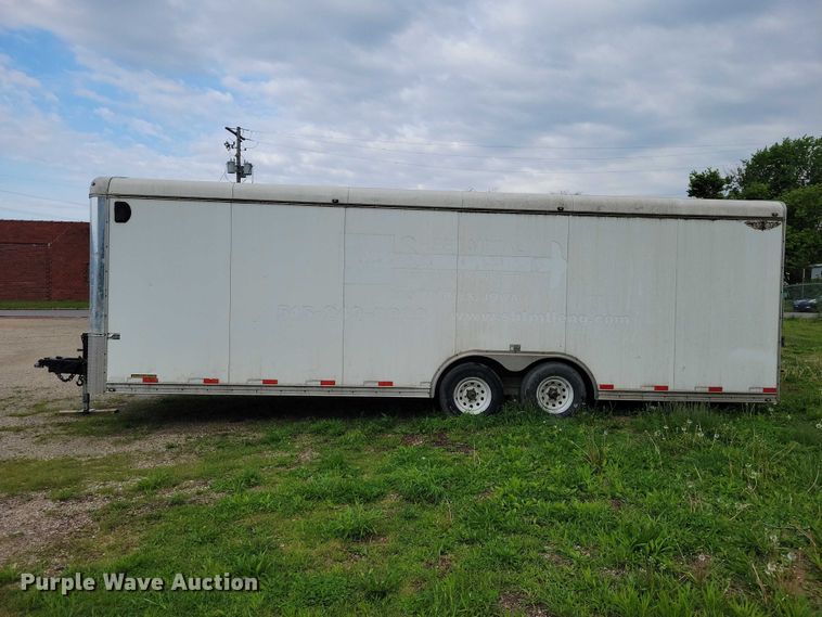 image for item DZ7089 2005 H&H Trailer Co enclosed cargo trailer