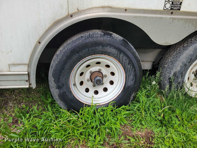 image for item DZ7089 2005 H&H Trailer Co enclosed cargo trailer
