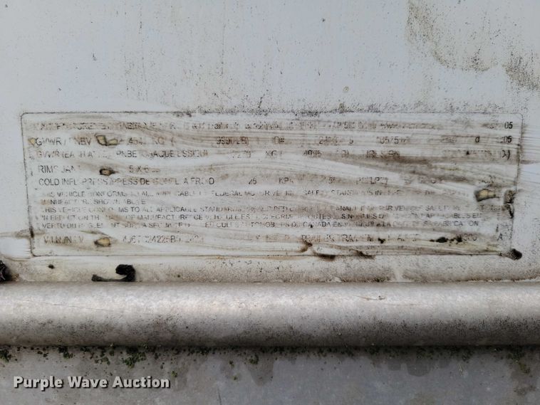 image for item DZ7089 2005 H&H Trailer Co enclosed cargo trailer