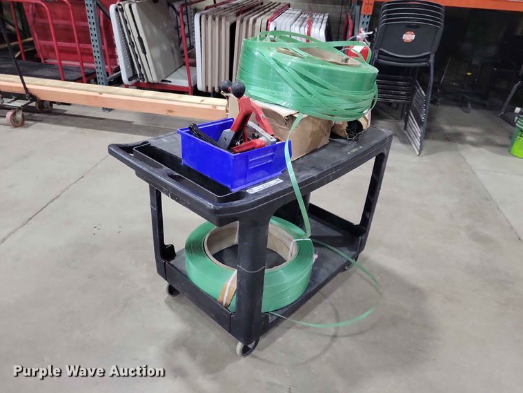 Uline pallet banding system