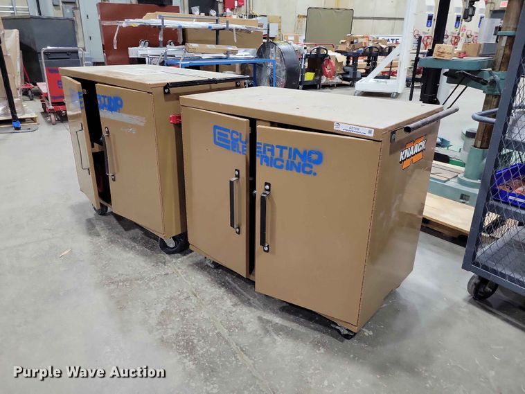 image for item DZ7232 (2) Knaack cabinets