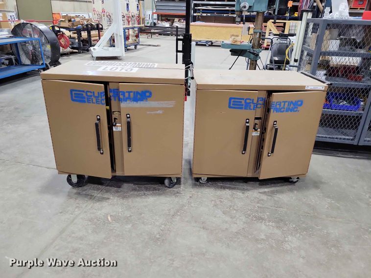 image for item DZ7232 (2) Knaack cabinets