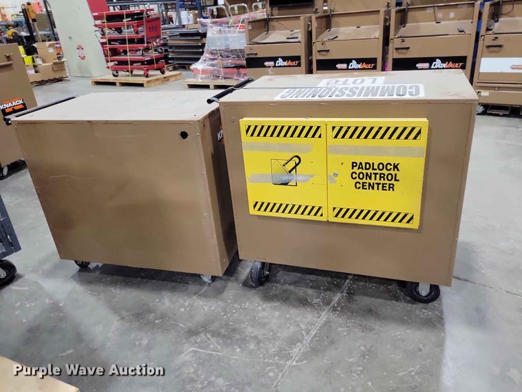 image for item DZ7232 (2) Knaack cabinets