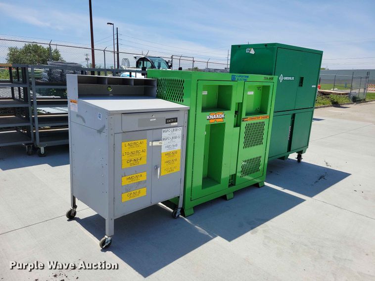 image for item DZ7260 (3) storage cabinets