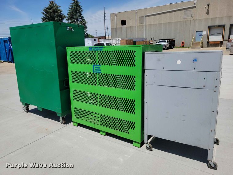 image for item DZ7260 (3) storage cabinets