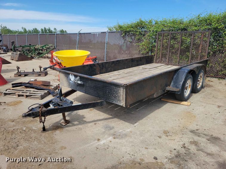 image for item DZ7267 2014 H&H utility trailer