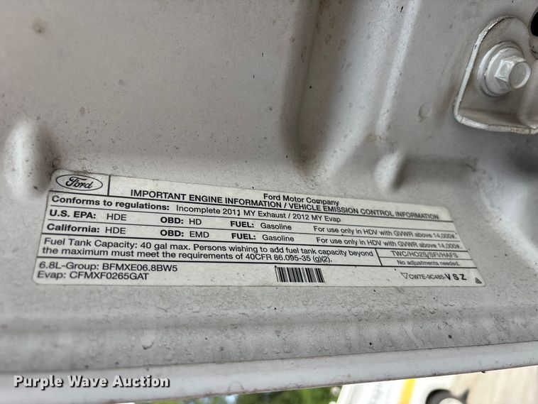 image for item EA7294 2012 Ford F450 Super Duty bucket truck