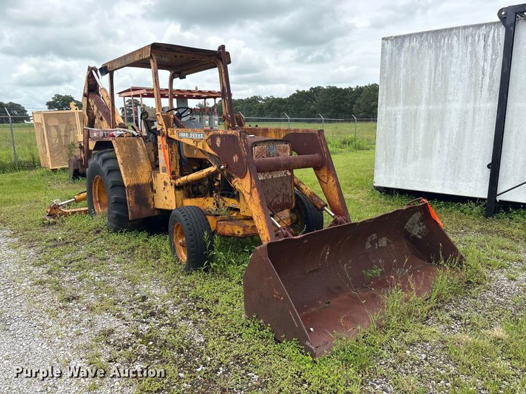 image for item EA7303 John Deere 410 backhoe
