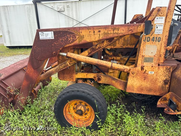 image for item EA7303 John Deere 410 backhoe