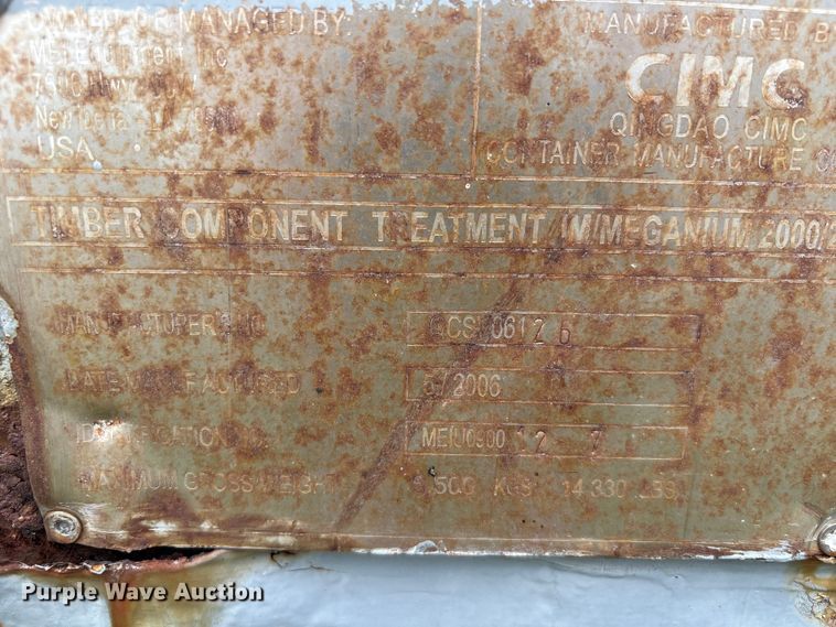 image for item EA7306 2007 shipping container