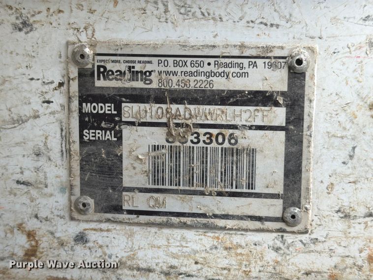 image for item ED5297 2015 Ford F350 Super Duty Crew Cab utility bed pickup truck