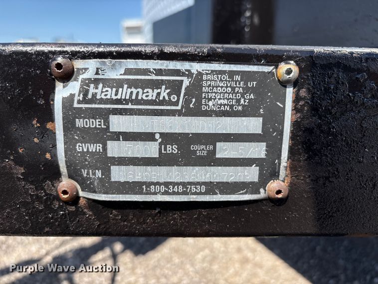 image for item EG9083 2006 Haulmark TS6X14DT2 enclosed cargo trailer