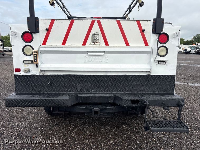 image for item EG9114 2015 Ford F350 Super Duty Ext. Cab utility bed pickup truck
