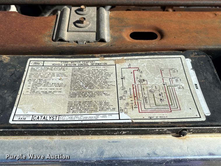 image for item EI5839 1984 Ford F-150 Pickup