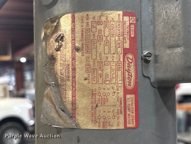image for item EI5848 Cyclo-Blast Dry Honer Co. 3224-F sand blasting cabinet