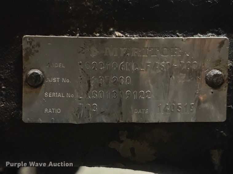 image for item EI5852 2019 Meritor RS23186NCLF460-783 rear end