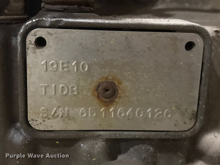 image for item EI5856 Allison 19E10 transmission
